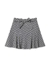 Twinset Crêpe De Chine Printed Trouser-skirt In Blue
