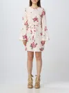 Twinset Dress  Woman Color Yellow Cream In Yellow Cream