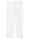 Twinset Crepe Trousers In White
