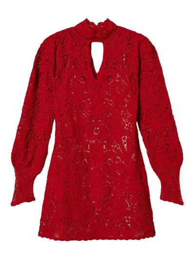 TWINSET SUÉTER CUELLO REDONDO - ROJO