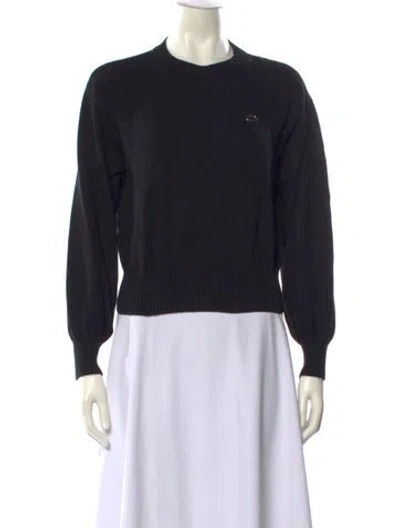 Pre-owned Twinset Crew Neck Sweater In Black