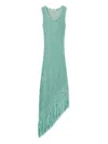 Twinset Crochet-knit Dress In Green