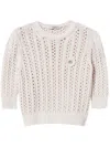 Twinset Cable-knit Turtleneck Jumper In Neutrals