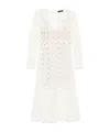 Twinset Crochet-knit Midi Dress