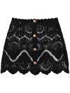 Twinset Twin-set Black Cotton Clothing Skirts In Black