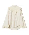 Twinset Twin-set Snow White Wool Sweater In White
