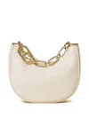 Twinset Croissant Mini Bag In Neutrals