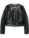 Twinset Cropped Jacket In Black
