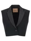 Twinset Single-button Jacket In Black