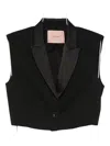Twinset Single-button Jacket In Black