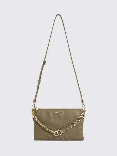 Twinset Crossbody Bag  Woman Color Mud In Green