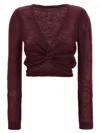 Twinset Jean Noir Avec Ceinture Et Grande Boucle In Brown