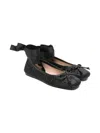 Twinset Crystal-embellished Ballet Flats In Black