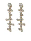 Twinset Crystal-embellished Drop Earrings In Gold