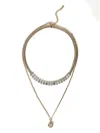 Twinset Crystal-embellished Necklace In Gold