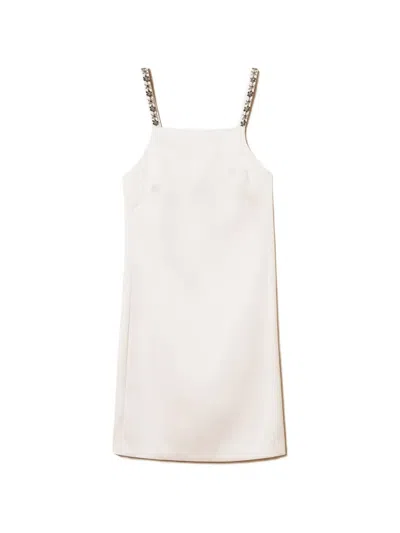 Twinset Crystal-embellishment Mini Dress In Pink