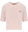 Twinset Cupcake Pink Cropped Top