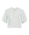 Twinset Twin-set Water Green Cotton Clothing Shirts In Gray