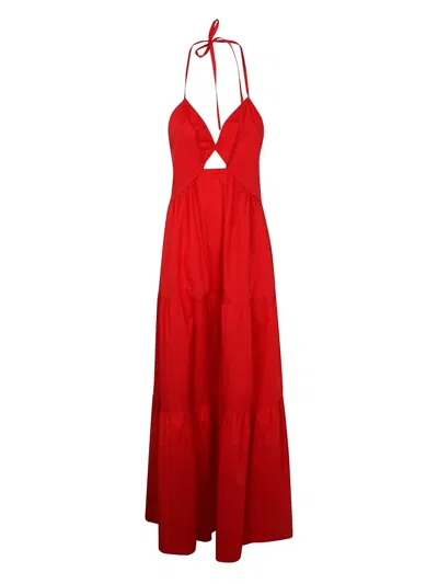 TWINSET CUT-OUT MAXI DRESS