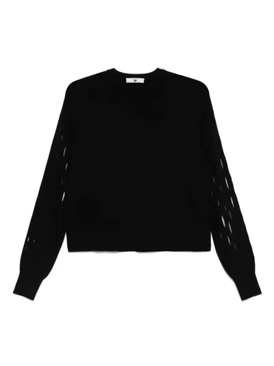 Twinset Cut-out Top In Black