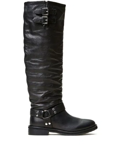 Twinset Darcy Knee-high Boots In 黑色