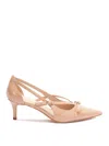 Twinset 60mm Bow-detailing Pumps In Camel