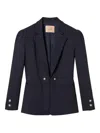 Twinset Decorative-button Blazer In Blue
