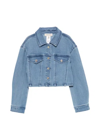 Twinset Kids' Denim Jacket In Blue