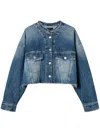 Twinset Denim Jacket In Blue