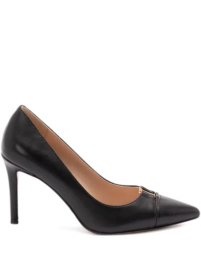 Twinset Detail Pointed Pumps In Black