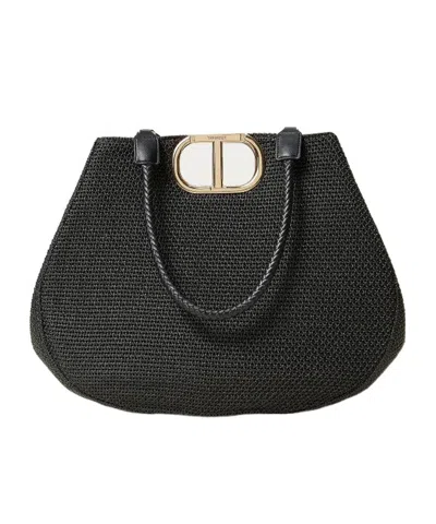 Twinset Double-handle Handbag In Black