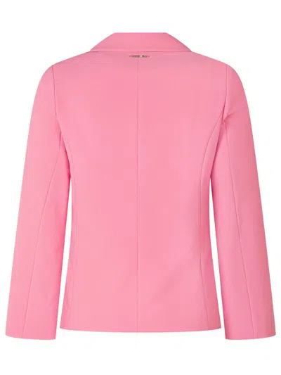 Twinset Twin-set Double Layer Reversible Blazer In Aurora Pink