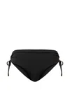 Twinset Drawstring Bikini Bottom In Black