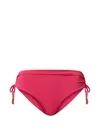 Twinset Drawstring Bikini Bottom In Red