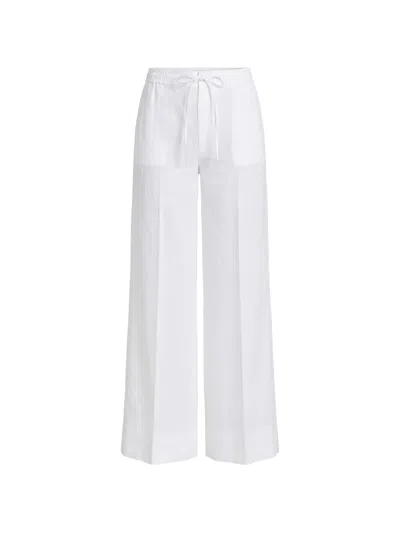 Twinset Twin-set Optical White Cotton Trousers