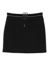 Twinset Drawstring Skirt In Black
