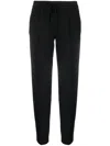 Twinset Twin-set Black Trousers With Relaxed Fit And Design In Black