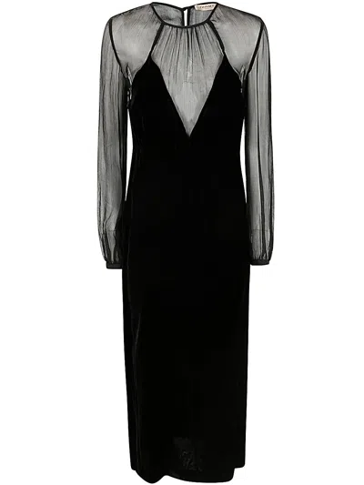 Twinset Dress In Black  