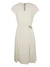 Twinset Buckle-detail Wrap Dress