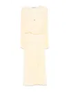Twinset Twin-set Midi Dress In Cream