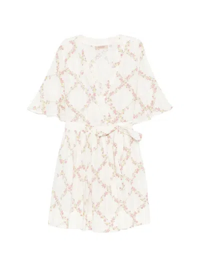 Twinset Dress In White