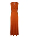Twinset Twin-set Dress In Orange