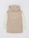 Twinset Dress  Kids Color Beige In Brown