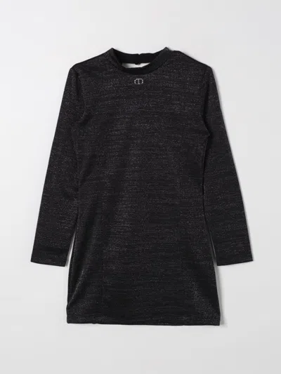 Twinset Dress  Kids Color Black In Schwarz