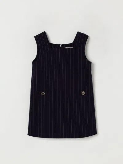 Twinset Dress  Kids Color Blue In Black