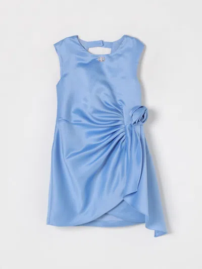 Twinset Kids' Kleid  Kinder Farbe Blau