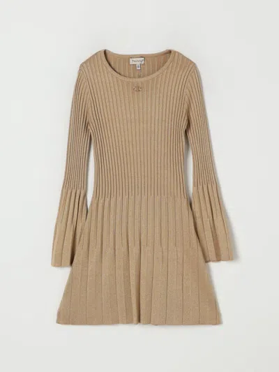 Twinset Dress  Kids Color Gold