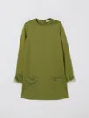 Twinset Dress  Kids Color Green In Green