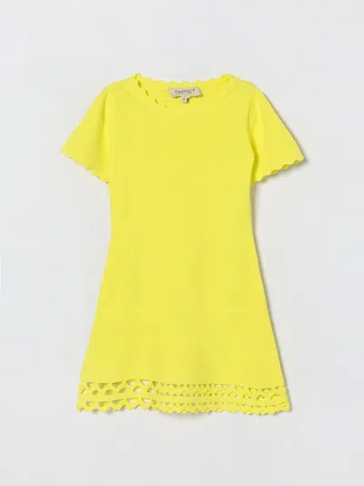 Twinset Dress  Kids Color Lime In Green