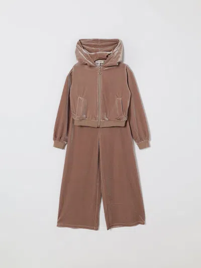 Twinset Co-ord  Kids Color Sand In Brown